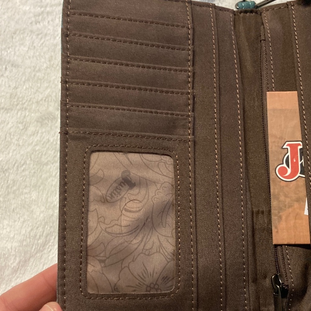 Justin Boots  Wallet Teal - Picture 3 of 5